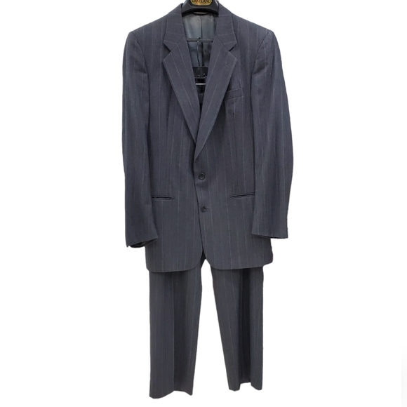 Dior Other - Christian Dior Monsieur suit men's 40L gray wool pinstripe pants are 32x32